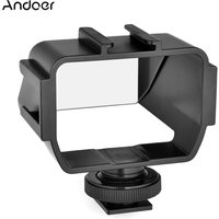 Andoer Camera Selfie Vlog Flip Up Mirror Screen 3 Cold Shoe for Sony A6000/A6300/A6500/A72/A73 Nikon Z6/Z7 Mirroless Cameras