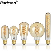 Retro Vintage E27 LED Filament Light Bulb 220V 3W ST64 A60 G80 G95 G125 T185 Edison LED Lamp For Home Glass Decor Spiral Diode