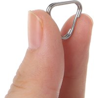 2025 New 10pcs/set Metal Triangle Rings Split Digital Camera Strap Hook Replacement Parts
