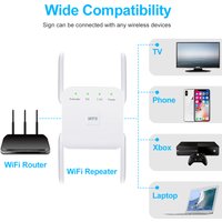 5G WiFi Repeater Wifi Amplifier Signal Wifi Extender Network Wi fi Booster 1200Mbps 5 Ghz Long Range Wireless Wi-fi Repeater