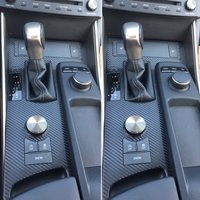 For Lexus IS300 2013-2019 Interior Central Control Panel Door Handle 3D/5D Carbon Fiber Stickers Decals Car styling Accessorie