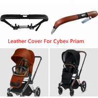 Neue Schutzhülle aus PU-Leder für Cybex Priam Kinderwagen-Griffe, Stoßfänger-Abdeckungen, Griffbezüge, Kinderwagen-Zubehör