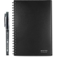 A6 Reusable Erasable Notebook black notebook Microwave Wave Cloud Erase Notepad Note Pad Lined With Pen save paper