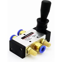 4H210-08 4H310-10 4H410-15 2 Position 5 Port Air Manual Valve Pneumatic Control Valve 5/2 Way Hand Lever Operated Control Valve