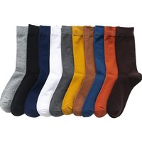 5/10Pairs High Quality Spring Autumn Men's Socks Size 38-45 Long Socks For Men Dress Socks Male Gifts Business Casual Sox