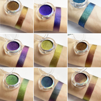 Available 9 colors Pressed Powder Eye Shadow Multichrome Duochrome Shades Single Eyeshadow