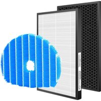 1 set (3pcs) FZ-C100HFE Hepa Activated carbon filter for Sharp KC-850E-W /KC-850EW air purifier filter