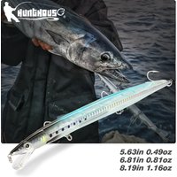 Hunthouse Minnow Fishing Lures Long Casting Floating 143mm/14g 173mm/23g 208mm/33g Sandeel Jerkbait Seabass Bait Fish Tackle