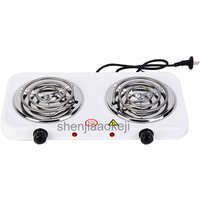 Household heating Stove Iron Burner Coffee Heater Double-head Non-radiative Electric Furnace kitchen Hotplates Cooker 1pc
