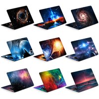 DIY Universal Laptop Cover Sticker Skins 2pcs 13.3"14"15.6"17.3" Skin Starry Sky Decorate Decal for Macbook /Lenovo/Asus/Hp/Acer