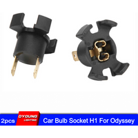2pcs H1 Led Bulb Headlight Tail Lamp Socket Retainers Holder Adapter for Honda Old New Odyssey H1 Bulb Base Clips