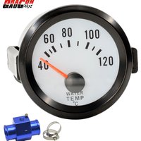 Dragon 52mm Blue Backlight 12V Auto Car Motorcycle Water Temperature Gauge Temp Meter With Sensor Back Shell Free Shipping