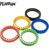 YEAHRUN 4PCS 1.9/2.2inch Wheel Outer Beadlock Ring for 1/10 RC Crawler Car Axial SCX10 Wraith TRX4 TRX6 D90 1.9 2.2 Wheel Rims
