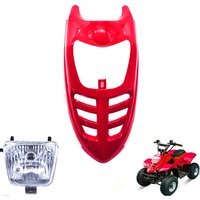 Motorcycle Headlight Cover For 50cc 70cc 110cc Quad ATV Motorcycle Headlight Headlamp Headlight Only Sparately