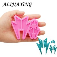 Lightning Earrings Molds, Epoxy Resin Mold, Silicone Mould DIY Resin Crafting Jewelries DY1006