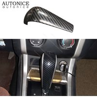 Carbon Fiber Color Gear Head Cover Trim Fit for Isuzu D-MAX Mu-X DMAX MuX 2015 2016 2017 2018 2019 2020