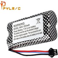 3P-SM Plug 10Pcs 7.4v 1300mAh Li-ion battery for Watch Gesture Sensing Twisted RC stunt car 18650 7.4v battery FOR RC Cars