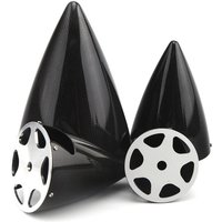 3/4/5/6 inch Carbon Fiber Spinner 2-Blade Pointed Cone For RC Gas Aircraft Model