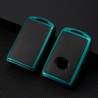 Leather TPU Key Case Shell Fob for Mazda 3 Alexa CX4 CX5 CX-5 CX8 CX-30 CX30 2019 2020 Protector Accessories