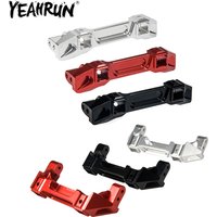 YEAHRUN Przednie i Tylne Mocowania Serwa Zderzaka Aluminiowe Stopki Ochronne Zderzaka do 1/10 TRX-4 Bronco Defender Pats