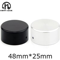 Aluminum chassis knob of Volume adjustment 1pcs Diameter 48mm Height 25mm amplifier knob speaker Potentiometer knob