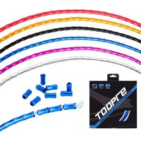 Bicycle Cables Housing Aluminum alloy Slub Tube Mountain Bike Variable Speed Brake Oil Injection Fishbone Wire Tube