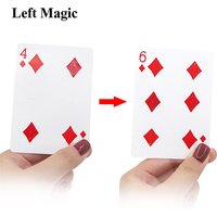 Fantastic 4 to 6 Moving Point magic tricks Close Up Card Magic Professional Magician Trick Magic Tool Magic Prop