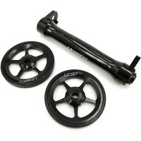 AliExpress Litepro LITEPRO Folding Bike Easywheel For Brompton Easy Wheel & Rear Rack Support Extension Rod Telescopic Bar