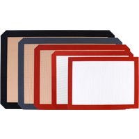 Tapis de cuisson en silicone pour feuille de biscuits – Tapis antiadhésif – Feuilles de doublure de qualité professionnelle