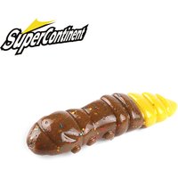 Supercontinent Pupa Soft Lures Soft Plastic Lures Larva 38mm/18pcs Floating Freshwater Swimbaits Silicone Soft Bait Worm