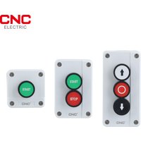CNC Push Button Switch Control Box Waterproof Button Indicator Light Plastic Case Emergency Stop Reset Point Electric Box