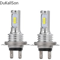 2Pcs H7 H4 20000LM H1 H8 H9 H11 9006 4300K 6500K 8000K LED CSP Car Headlight Bulb Mini Size Auto Fog Lamp 12V 24V