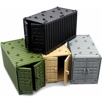 MOC Military Container Building Blocks Box Toys for Boys Gift War Base Technical Bricks Creative DIY Juguete Bloques Brinquedos