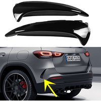For Mercedes Benz H247 GLA200 GLA220 GLA250 GLA35 GLA45S AMG 2020 2021 2022 2023 Rear Bumper Lip Splitter Canards Spoiler Fender