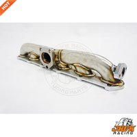 JKVK RACING Tubo Manifold For M57 M57N E60 E61 E65 X5 3.0D 2.5D 325D 330D 525D 530D 1997-2006