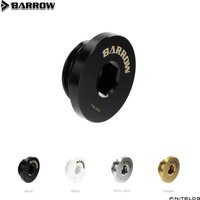 Barrow PC water cooling water Stop plug fitting G1/4 Black/Silver/White/Gold,Hand Twist water cooler TBLDS