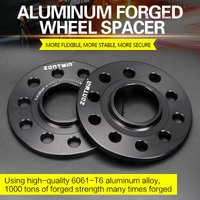 2Pieces 5/8/10/12/15/20mm PCD 5x114.3 CB 64.1mm Wheel Spacers Adapter Suit For Tesla Model 3 Model Y image 4