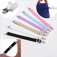 2/4Pcs Adjustable Elastic Bed Sheet Fixing Clip sofa mattress cover corner holder clip fastener Home Textiles Organize Gadgets