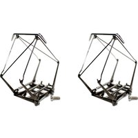 2Pcs HO Scale 1:87 Electric Traction Locomotive Train Arm Bow Pantograph Accessories Alloy Can Be Powered