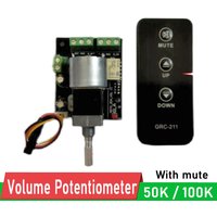 Audio power amplifier 50K 100K Remote Control Volume Potentiometer WITH MUTE