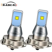 2Pcs P26S LED Bulb Headlight Tractor Motorcycle Moped Scooter Headlamp AC6V 12V 24V 6000K White 2400Lm For Piaggio Ciao