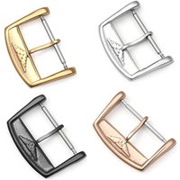 Stainless steel watch clasp 14mm 16mm 18mm 20mm 12mm Silver Gold watch buckle accessories UTHAI T07
