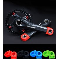 AliExpress RISK 2pcs Silicone Bicycle Crank Arm Protector Cover Mountain Road Bike Universal Crankset Protective Cap MTB Cycling Accessory