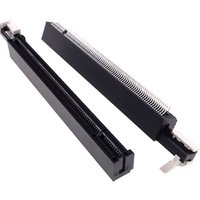 2 pcs PCI Express 16x Socket GPU Slot PCIe x16 164 Pin Straddle Mount PCB Slide Lock Female Vertical Dual Row PCI-164P