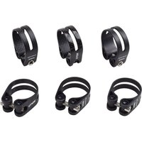 Super Light Carbon Bike Seat Clamp 31.8mm 34.9mm Carbon Fiber MTB Mountain Bicycle Seatpost Clamps Titanium/Stainless Steel Bolt