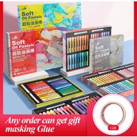Kuelox Professionelle schwere Farbe Ölpastell Zeichnung Malerei Superweiche Ölpastell für Kunstschule Schreibwaren Buntstift
