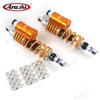 Arashi 330mm /13" Universal Rear Shock Absorber Nitrogen Air Shock Absorber Rear Suspension For HONDA For YAMAHA For SUZUKI