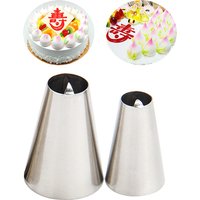 1-2pcs #222S #222 Round peach Piping Nozzles Pastry Tips Decorating Fondant Cake Decorating Sugarcraft Tool Pastry Tool Bakeware