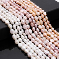 Natural Freshwater Pearl Beads 35cm Irregular Shape Spacer Beads for Jewelry Making DIY Women Elegant Necklace