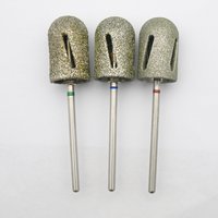 13*19mm Diamond Cap Pedicure Nail Drill polishing bit for the treatment of calluses Accessories Nail Mills